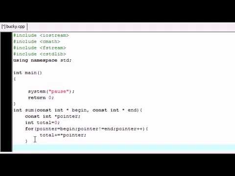 C++ Tutorial   29   Array Ranges in Functions