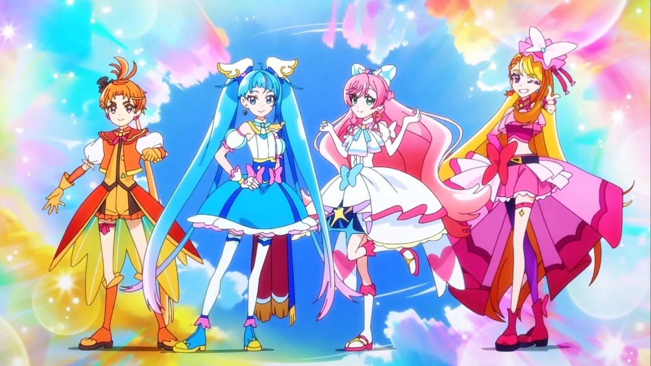 Hirogaru Sky! Precure: Cure Wing  Transformação「Hirogaru Change!」-  Legendado [português - br] 