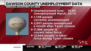 Nebraska sees unemployment rise in June, with Dawson county still suffering from Tyson closure