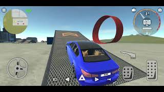 Car Simulator M5 | BMW M5 | Blue Car Stunts screenshot 4