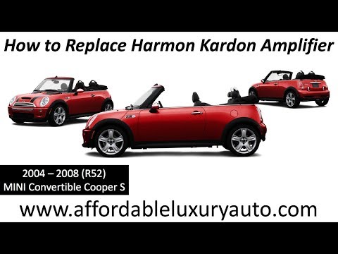 2007 MINI Convertible Harmon Kardon Amplifier Replacement