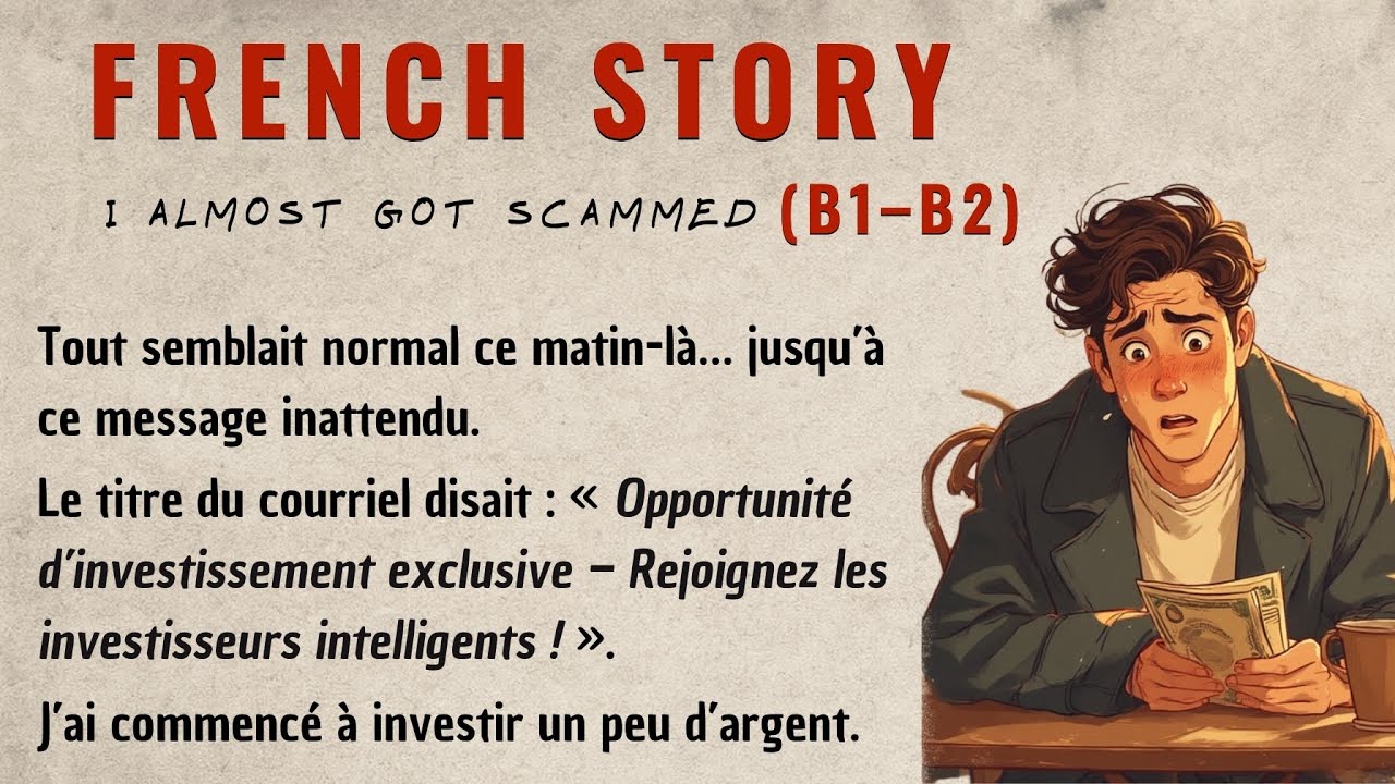 I Almost Got Scammed — Learn French Naturally (B1–B2) | French Listening Practice