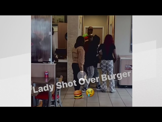 'Over a burger!': Witness captures video of man shooting at woman over order at Burger King