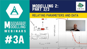 Week #3A: Modeling Part 2/3 - Relating parameters and data - iGEM 2020 Measurement Webinars
