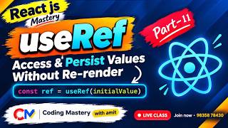 useRef Hook in React JS | useRef in React JS | What is useRef in React JS | React JS Tutorial #11