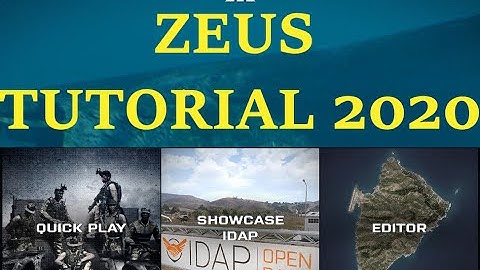 ARMA 3 Zeus (tutorial) 2020