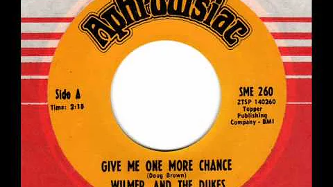 WILMER & the DUKES  Give me one more chance