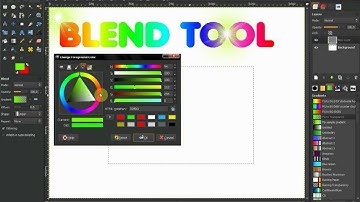 Blend tool PART 2 - GIMP Beginners