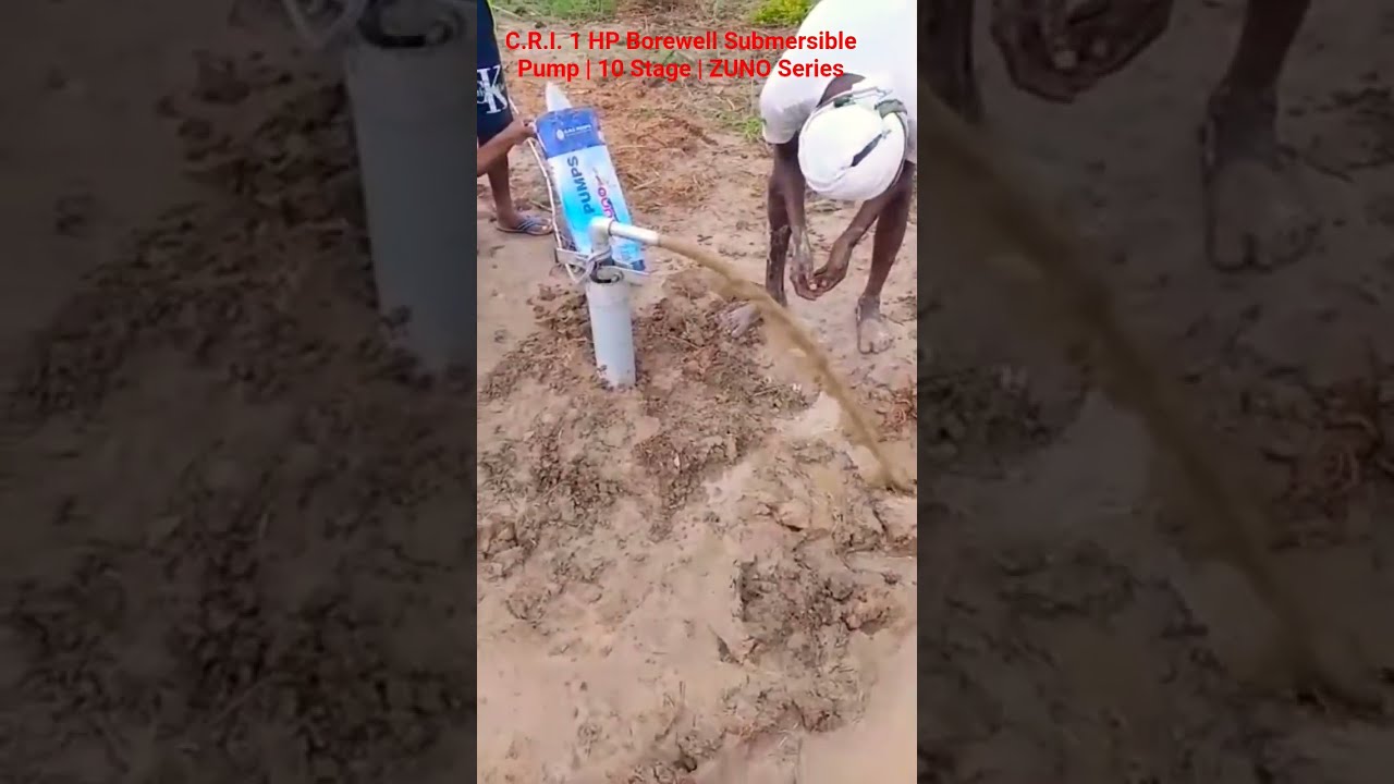 C R I 1 HP Submersible Pump 10 Stage ZUNO Series