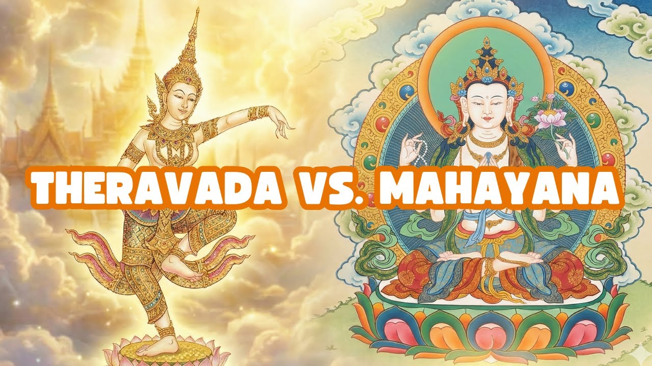 Theravada vs. Mahayana: La verdadera diferencia en el ideal del despertar //DHARMATIC