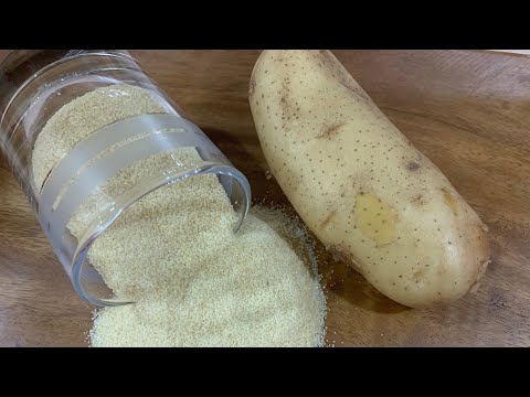 فيديو: بطاطس مقرمشة في سميد