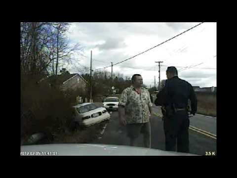 Field sobriety test given to repeat DUI offender David Keylon - YouTube