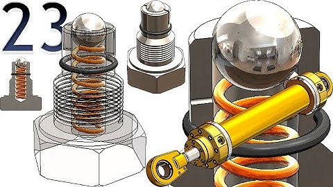 23-Project 44| Hydraulic Cylinder | SolidWorks Tutorial : bleed screw sub-Assembly