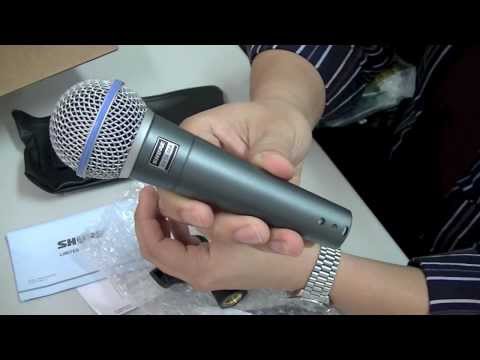 Shure BETA 58A Vocal Microphone Unboxing