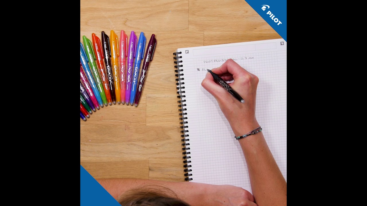 Pilot FriXion Ball 0.7mm now available in 15 colours