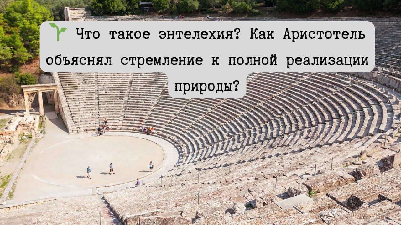 🌱 Что такое энтелехия? Как Аристотель объяснял стремление к полной реализации природы?