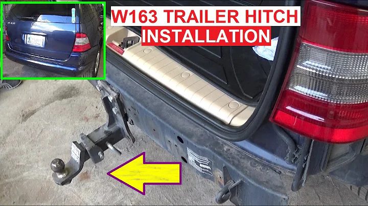 Trailer Hitch Install on Mercedes W163 ML320 ML430 ML230 ML270 ML350 ML400 ML500