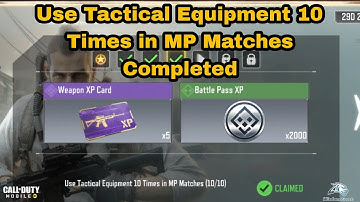 How to Use Tactical Equipment 10 Times in MP Matches Cod Mobile 2023