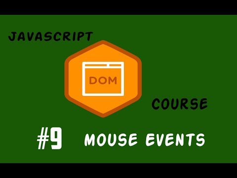 #9 شرح ال JavaScript Dom Mouse Event