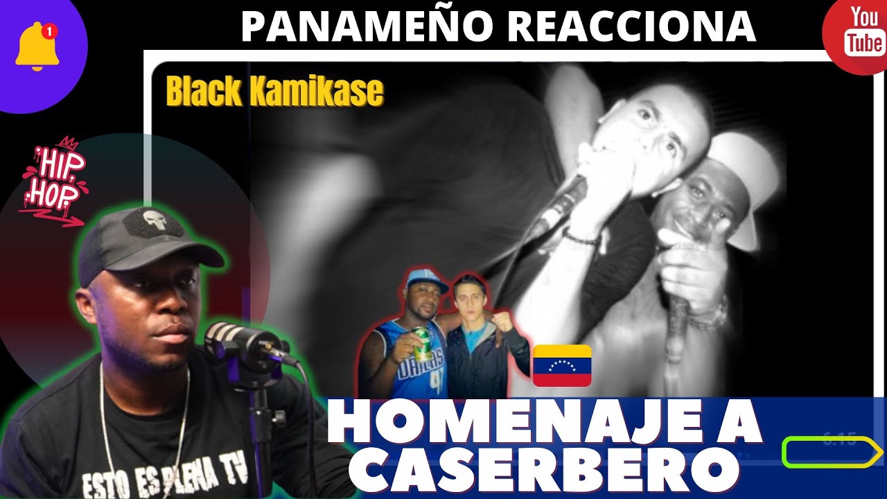|PANAMEÑO REACCIONA| Homenaje de Black Kamikaze a Canserbero #rapvenezolano