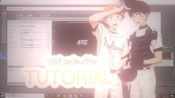 [ svp tutorial ] AE inspired || Text Animation