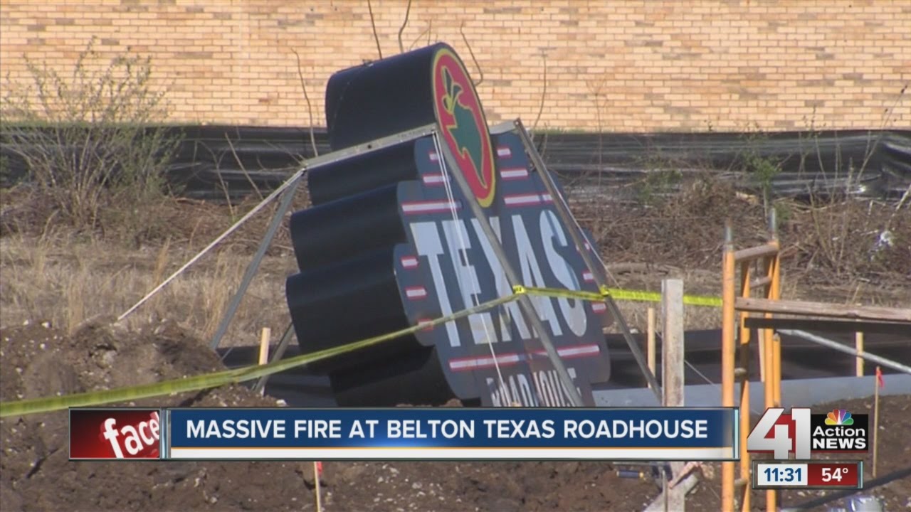 Fire at Belton Texas Roadhouse - YouTube