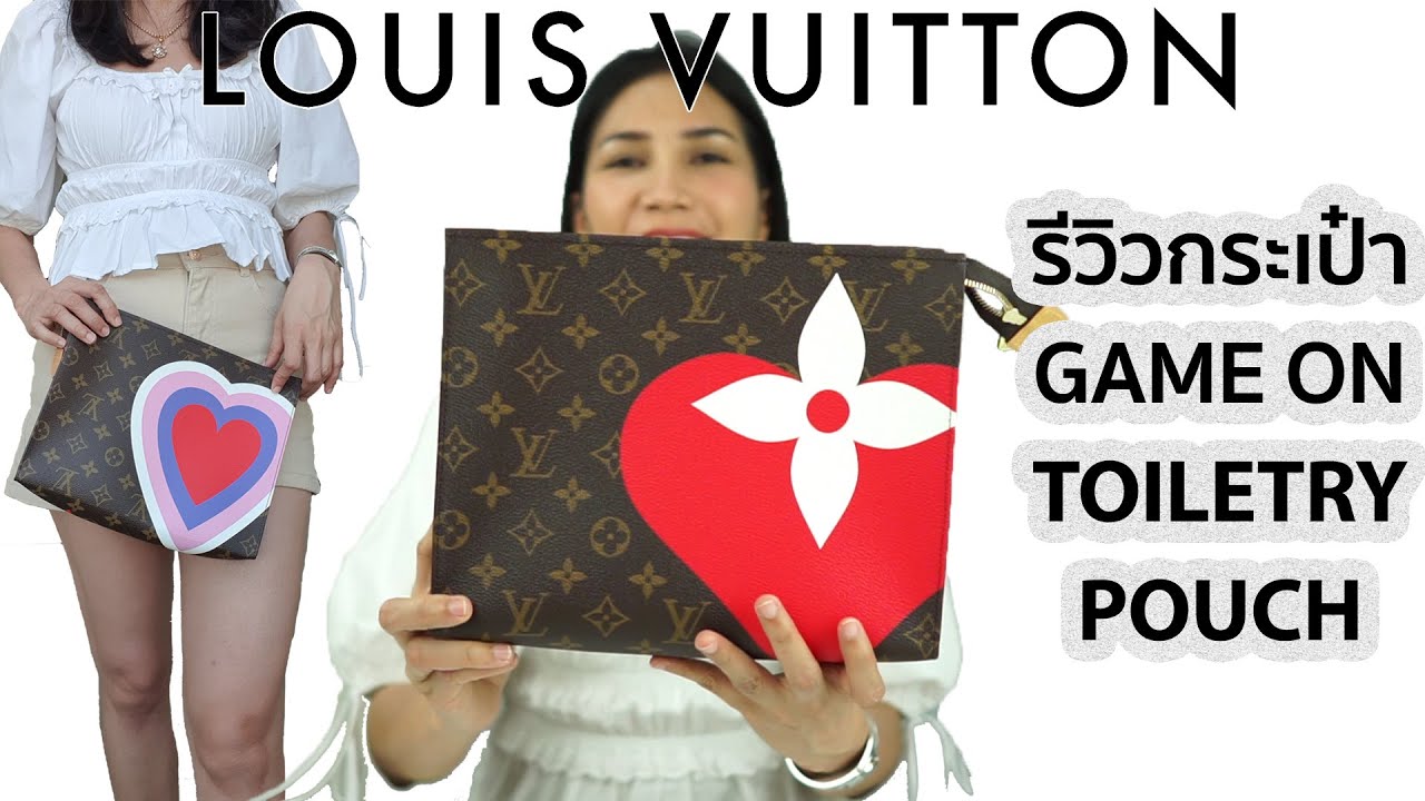 Louis Vuitton Game On Monogram Heart Toiletry Pouch 26 Poche