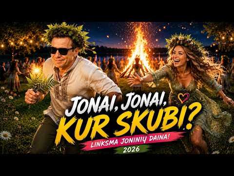 🔥 JONAI, JONAI, KUR SKUBI? 🌿 Nauja Joninių Daina 2026