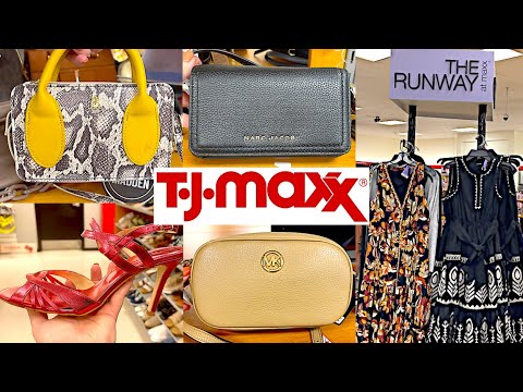 TJ MAXX RUNWAY LUXURY SHOP WITH ME 2022 | DESIGNER HANDBAGS, SHOES, CLOTHING, NEW ITEMS