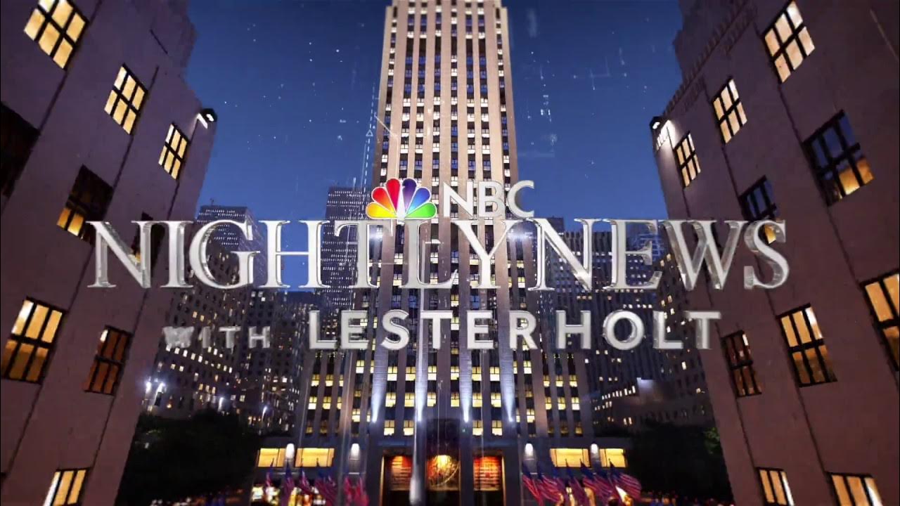 NBC Nightly News with Lester Holt Show Open CGI YouTube