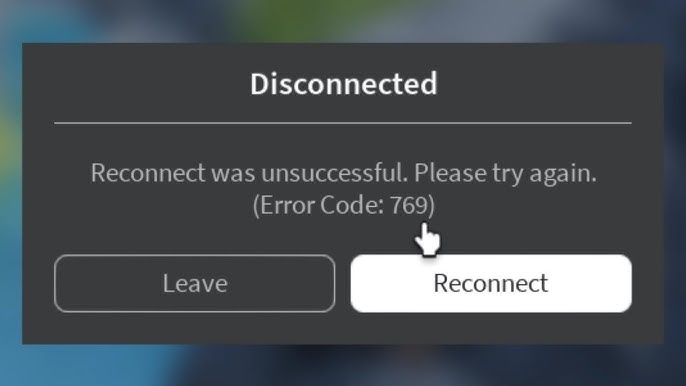 How to Fix Roblox Error 769