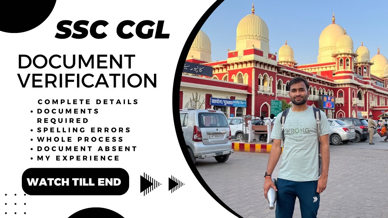 SSC CGL document verification process in detail #ssccgl #dv #rohit ...
