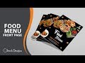 How to Make Restaurant Food Menu in CorelDraw X7 - 2019 - STECH DESIGNZ