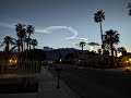 SpaceX Starlink Launch as seen from Palm Springs