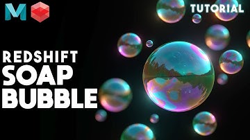 Realistic Soap Bubble Rendering in Maya with Redshift - Urdu / Hindi