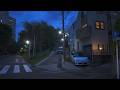 ブルーアワーの東京、とある街の静かな路地を歩く。今日はふらっと坂を登ってみた。Blue hour walk in Tokyo. Took a small uphill today.