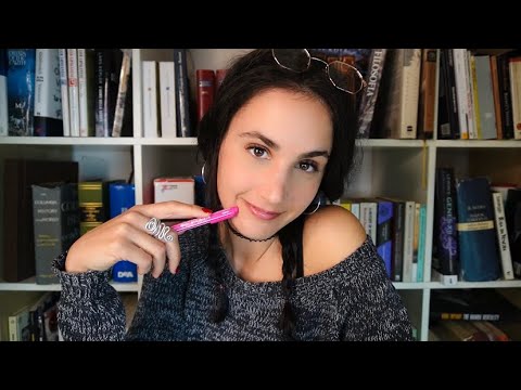 La ragazza in biblioteca ti *aiuta* | ASMR ITA | Girl in the Library •  Roleplay