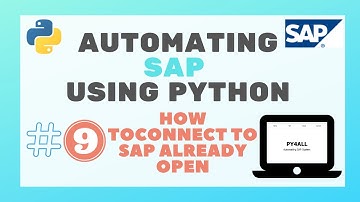 09  -  How to create the method to connect in SAP already open