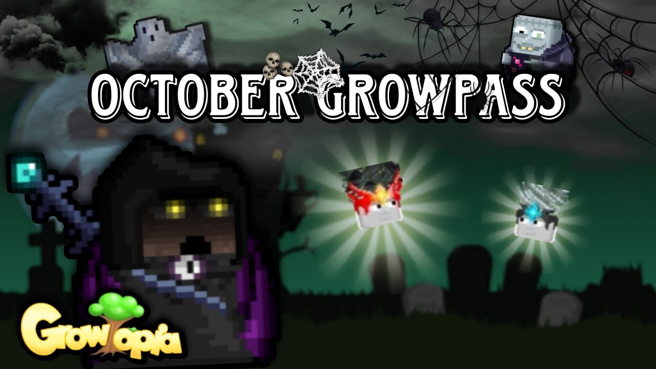 OCTOBER GROWPASS REVIEW! *STORM CROWN* | GROWTOPIA