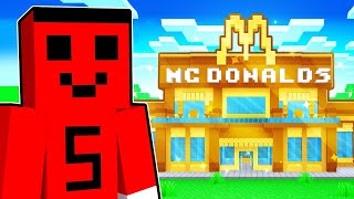 $1 vs $1,000,000 HAMBURGER DÜKKANI YAPI KAPIŞMASI !! - Minecraft