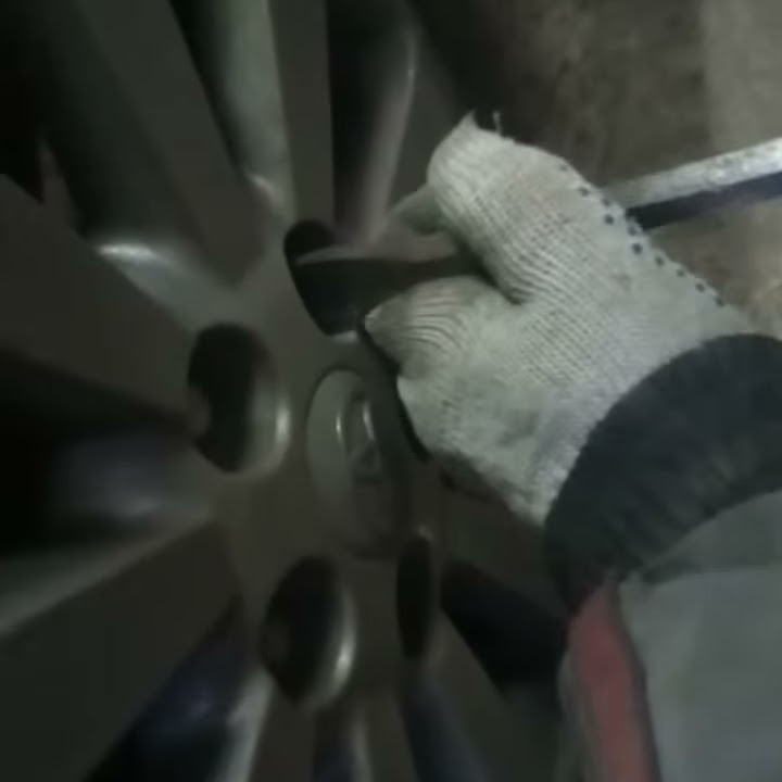 Снятие секреток с колес в домашних условиях - YouTube