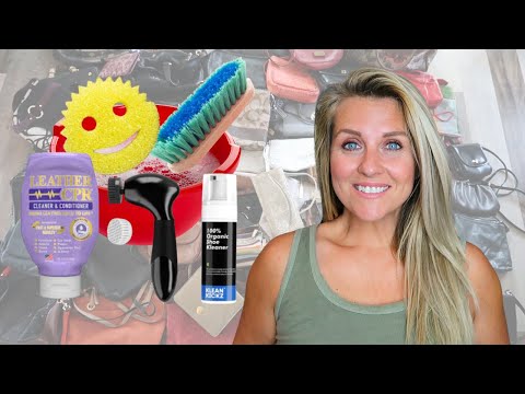 Cleaning 65 Thrifted Purses- Every Cleaning Hack and Product Explained