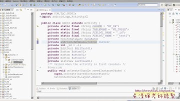 12 如何開啟SQLite資料庫與顯示在ListView
