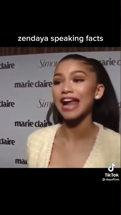 Zendaya speaking about facts#youtube #shorts #youtubeshorts - YouTube