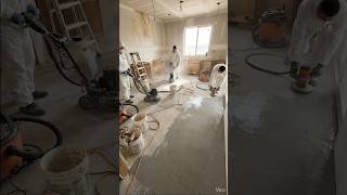 Luxury Living Room Epoxy Floor ✨ Transformation #shorts #highlights