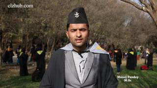 Manoj Pandey (TU) at Tu 42nd Convocation with college hub(clzhub.com)