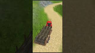 Hill Cargo Tractor Trolley Simulator Farming - Tractor Trolley driving - Android Gameplay [HD] screenshot 3