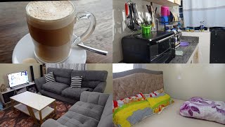 VLOG: went for some coffee, quick house cleaning...