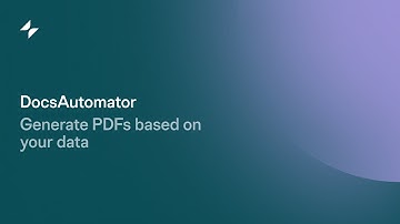 PDF Generator App: Optimize Your Workflow with Glide + DocsAutomator Integration