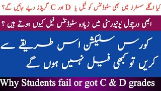 Course Selection kesy kren | fall 2023 | VU Short Notes